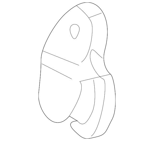10211193 Деталь STRIKER RETAINER, RIGHT