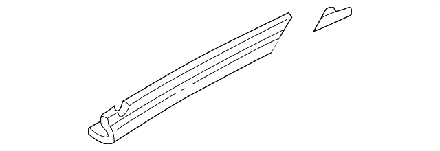 12529164 Деталь ROCKER PANEL, LEFT