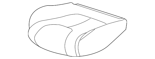 68083599AA Деталь SEAT CUSHION PAD, LEFT