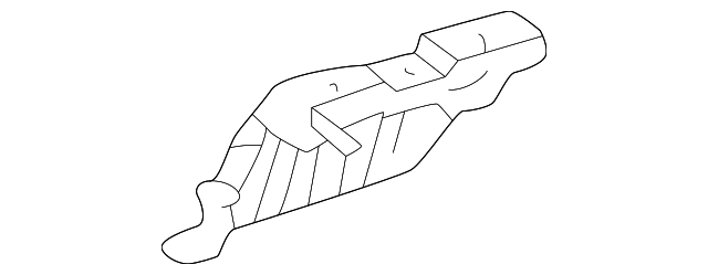 58215-35010 Деталь CENTER FLOOR PAN REINFORCEMENT