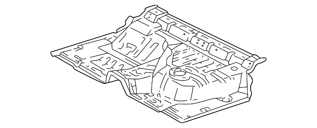 58211-35010 Деталь CENTER FLOOR PAN