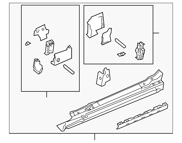 5096767AA Деталь ROCKER PNL ASSY, LEFT
