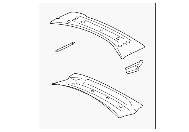 4L0-817-975 Деталь REAR HEADER