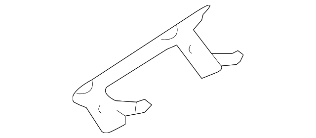 4L0-809-535 Деталь REAR BRACKET, LEFT