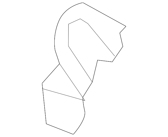 52-20-7-111-057 Деталь SEAT BACK PANEL BRACKET, LEFT