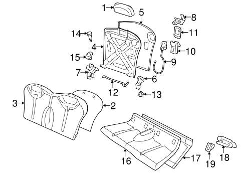 Cooper REAR SEAT COMPONENTS 2