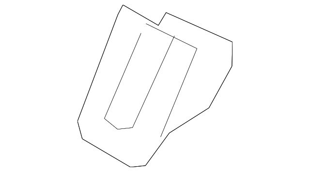 52-20-7-043-173 Деталь CHILD SEAT BRKT COVER, LEFT