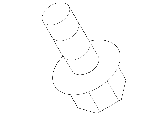 MU000236 STEERING COLUMN UPPER BOLT