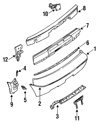 Impulse BUMPER & COMPONENTS - REAR