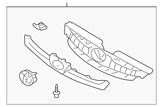 53101-08050-B0 Деталь GRILLE ASSY
