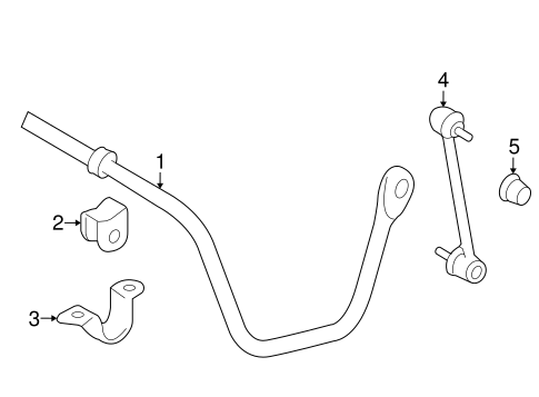 Highlander STABILIZER BAR & COMPONENTS 3