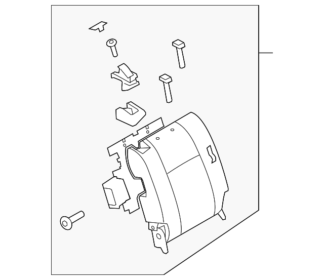 TD7488230B02 Деталь SEAT BACK ASSY