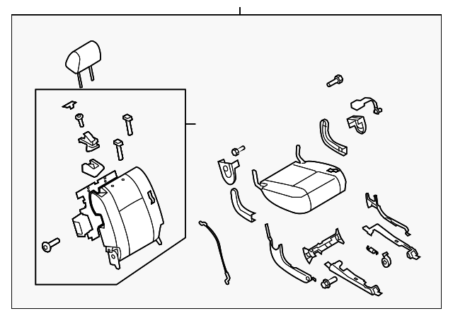 TD745720XA02 Деталь SEAT ASSY