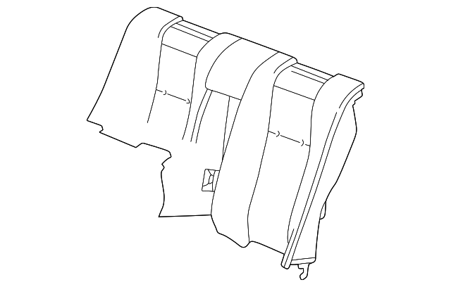 210-920-38-30-7C12 Деталь SEAT BACK ASSY