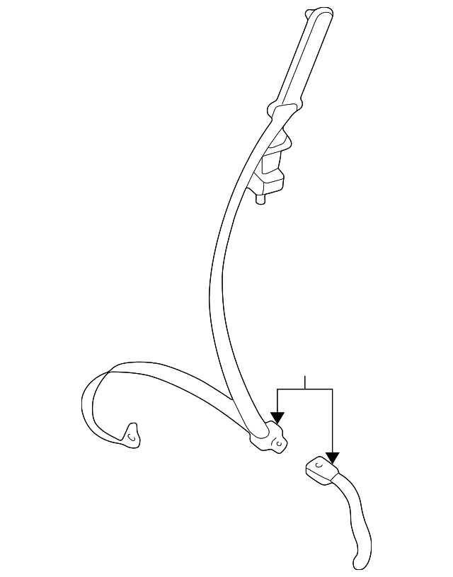 64651FC101NF Деталь OUTER BELT ASSY, RIGHT