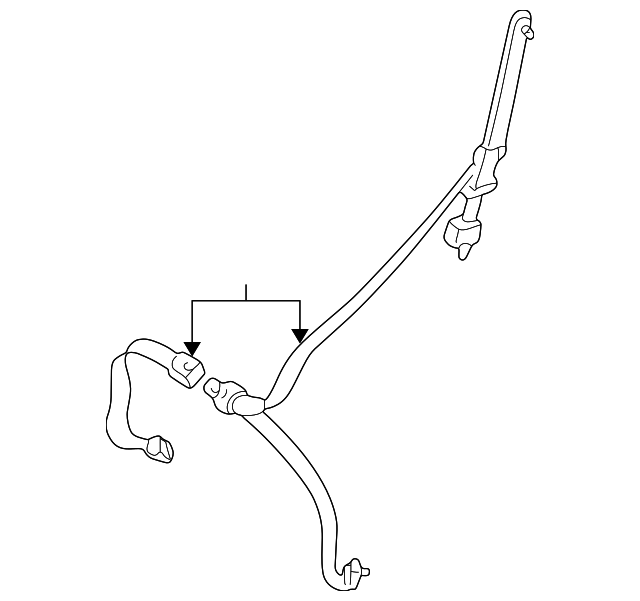 64651FC111NF Деталь OUTER BELT ASSY, LEFT
