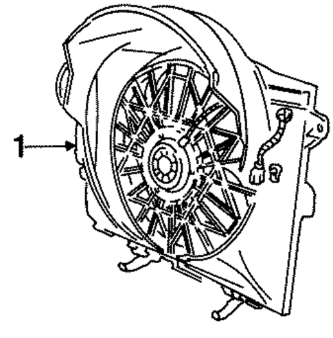 Crown Victoria AUXILIARY COOLING FAN