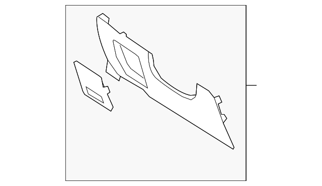 84750-3W020GAH Деталь LOWER PANEL