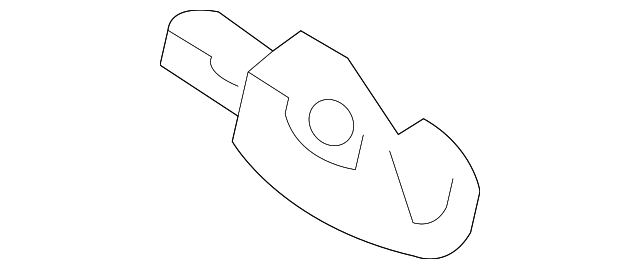 544A7-6GA0A Деталь DAMPER MOUNT BRACKET, LEFT