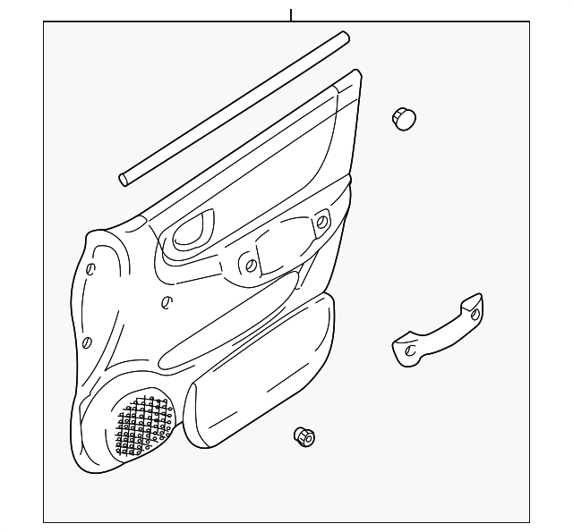 82303-25930-FA Деталь DOOR TRIM PANEL, LEFT