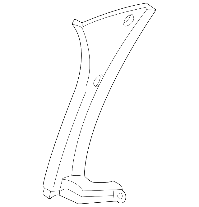 94043AE02AML Деталь LOWER QTR TRIM, RIGHT