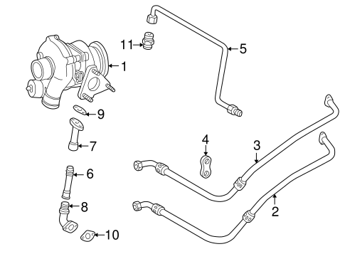 E300 TURBOCHARGER & COMPONENTS