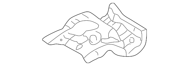 MR535377 Деталь INNER WHEELHOUSE BRACE, LEFT