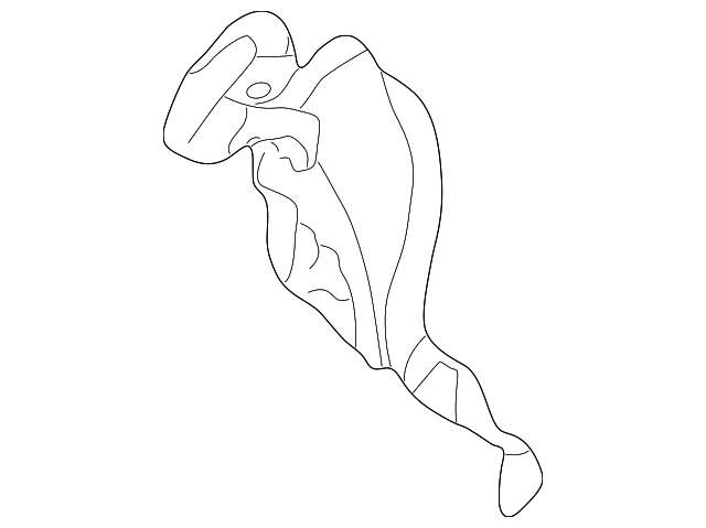 MR535498 Деталь TAIL LAMP POCKET, RIGHT
