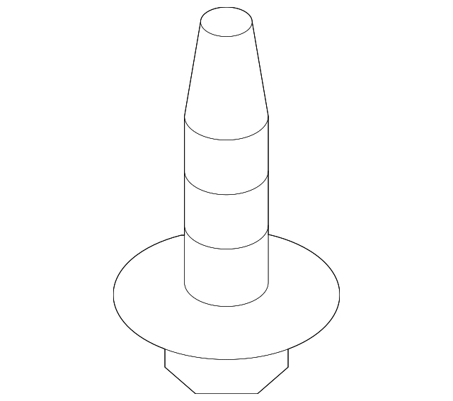 7723186Z00 Деталь FINISH MOLDING SCREW