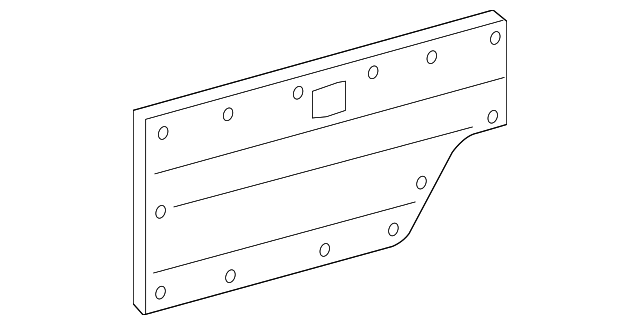 5123238AA Деталь COMPARTMENT TRIM, LEFT