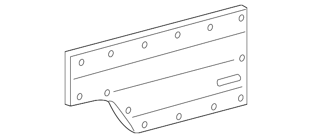5123242AA Деталь COMPARTMENT TRIM, LEFT