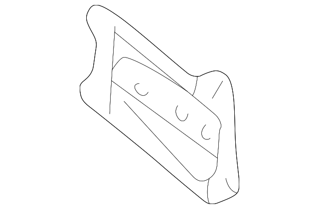 55749-52010 Деталь SIDE PANEL BRACE, LEFT