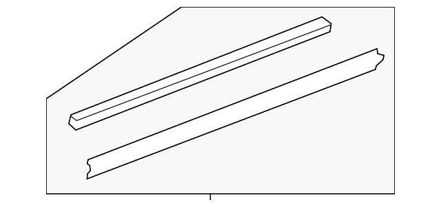 4G8-853-763-G-T94 BELT MOLDING, LEFT