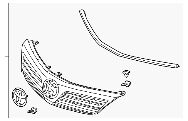 53101-06350 Деталь GRILLE ASSY