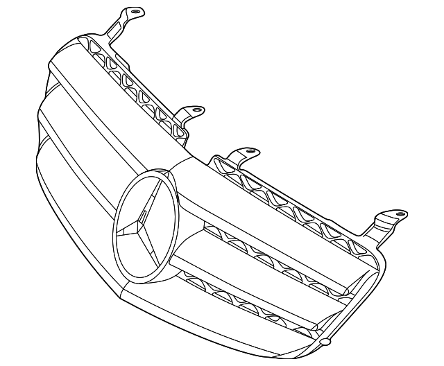 251-880-16-83-9040 Деталь GRILLE ASSY