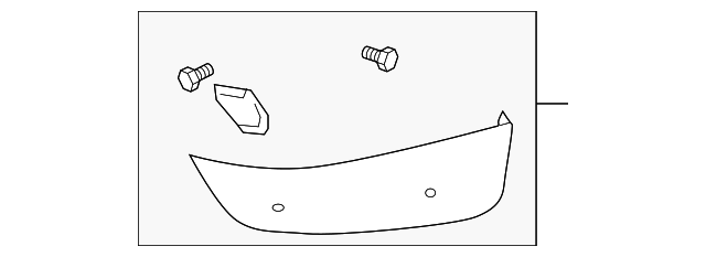 BN9C-51-9V0B-01 Деталь SIDE SPOILER, RIGHT