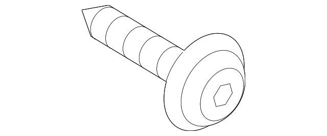 12493-04123 Деталь DOOR TRIM PANEL SCREW, LEFT