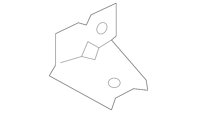 82717-1W000 Деталь DOOR TRIM PANEL SUPPORT BRACKET, LEFT