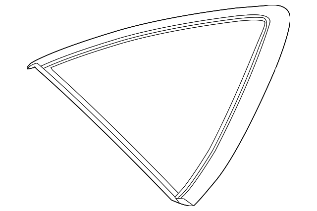 83300-3SG0A Деталь QUARTER GLASS, RIGHT