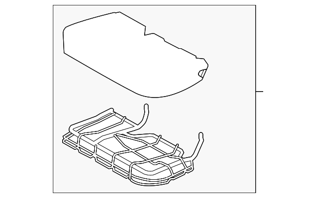 89100-1U330ALX Деталь CUSHION ASSY, LEFT