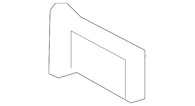 89392-1U210H9 Деталь SEAT BELT TRIM, LEFT