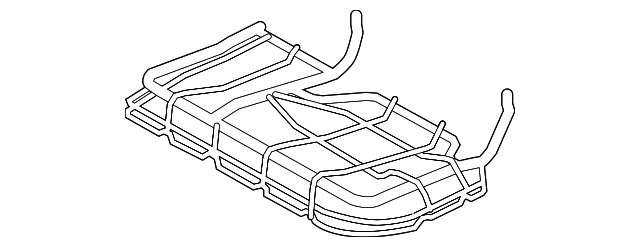 89110-1U010 Деталь CUSHION FRAME, LEFT