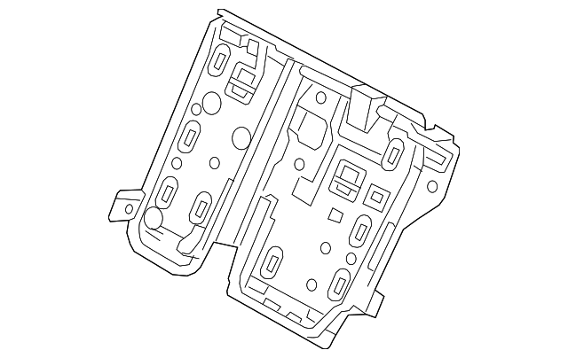 89310-1U010 Деталь SEAT BACK FRAME, LEFT