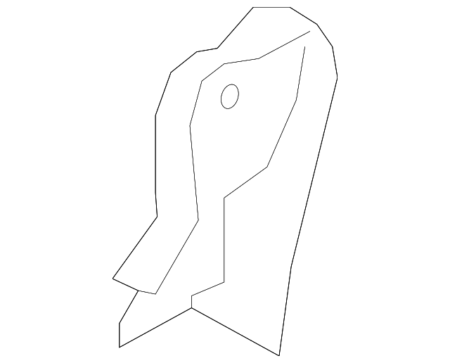 89035-1U130H9 Деталь RECLINE COVER, LEFT