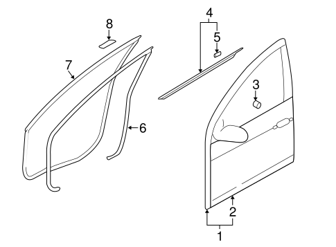 Elantra DOOR & COMPONENTS