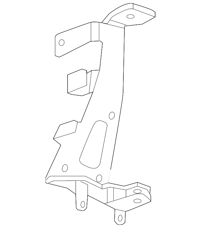 23462738 Деталь TRANS COOLER BRACKET, LEFT