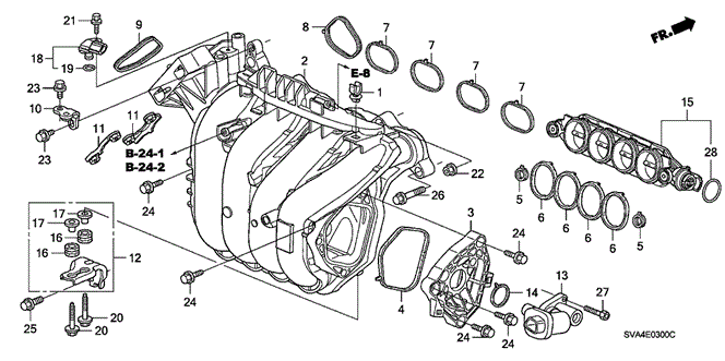 CIVIC COUPE INTAKE MANIFOLD (1.8L)