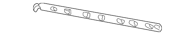 YL3Z-84291A40-AAA Деталь UPPER MOLDING, RIGHT