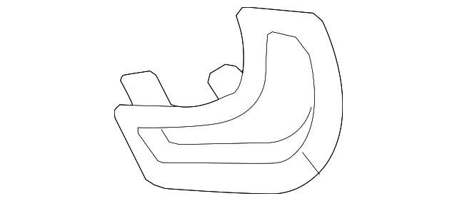 22756580 Деталь SEAT BELT BEZEL, LEFT