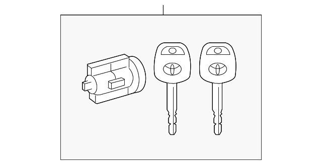 69057-0C030 Деталь CYL & KEYS